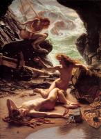 Sir Edward John Poynter - The Cave of the Storm Nymphs